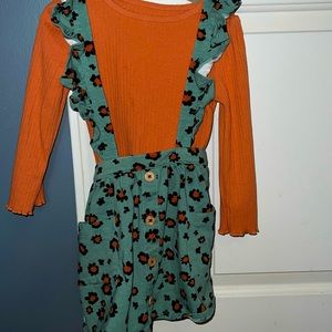 Girls leopard jumper